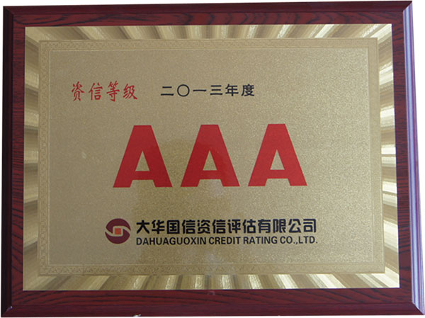 2013�����ŵȼ�AAA��